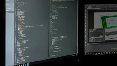 computer screen turned on