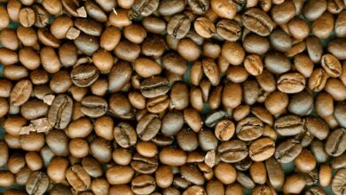 Coffe beans background