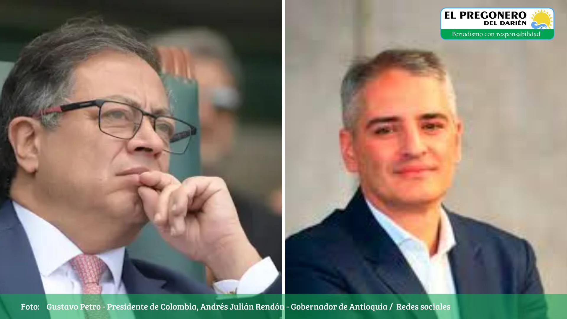 Del Rendon Petro y Rendón en Disputa por la Administración de Recursos en Antioquia